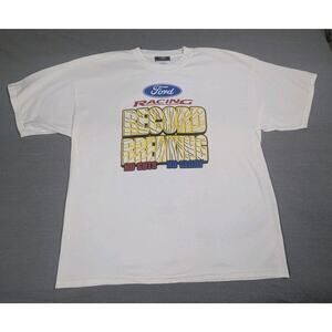 Ford Racing Record Breaking T shirt White 2XL